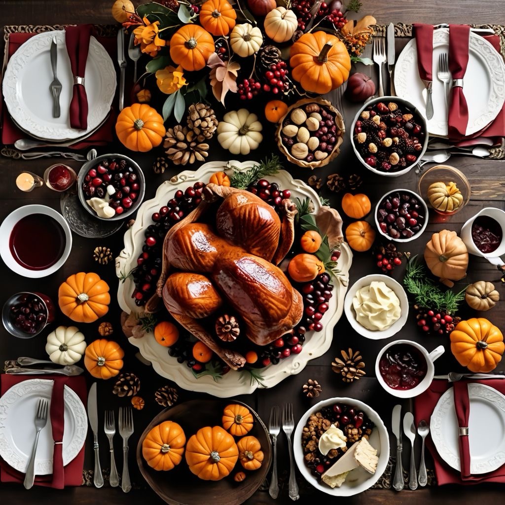 Comforting Spread: Thanksgiving Meal